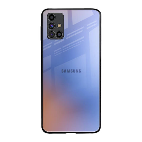 Blue Aura Samsung Galaxy M31s Glass Back Cover Online