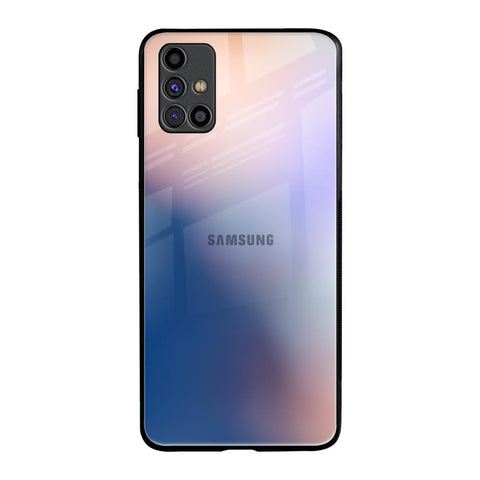 Blue Mauve Gradient Samsung Galaxy M31s Glass Back Cover Online