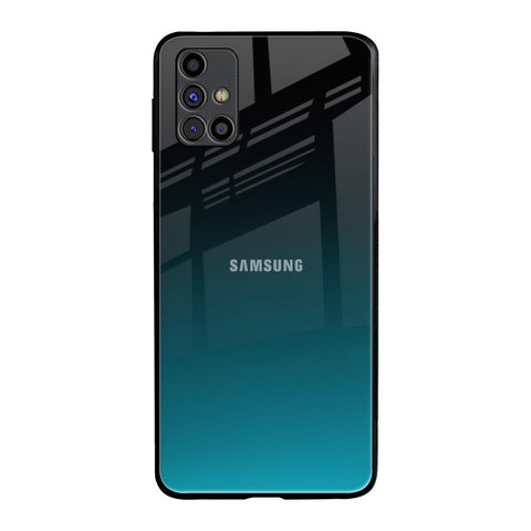 Ultramarine Samsung Galaxy M31s Glass Back Cover Online