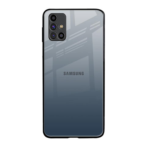 Smokey Grey Color Samsung Galaxy M31s Glass Back Cover Online