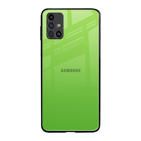 Paradise Green Samsung Galaxy M31s Glass Back Cover Online