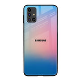 Blue & Pink Ombre Samsung Galaxy M31s Glass Back Cover Online
