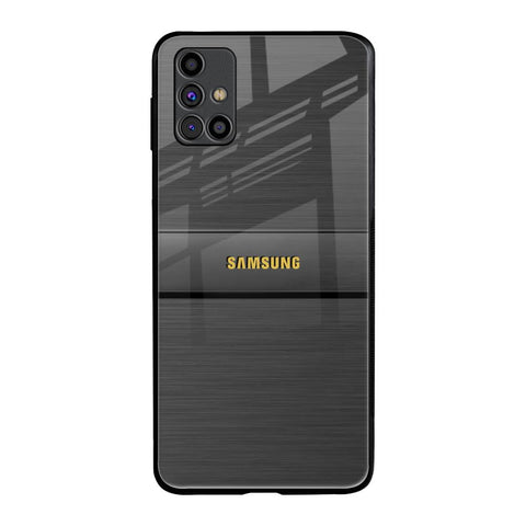 Grey Metallic Glass Samsung Galaxy M31s Glass Back Cover Online
