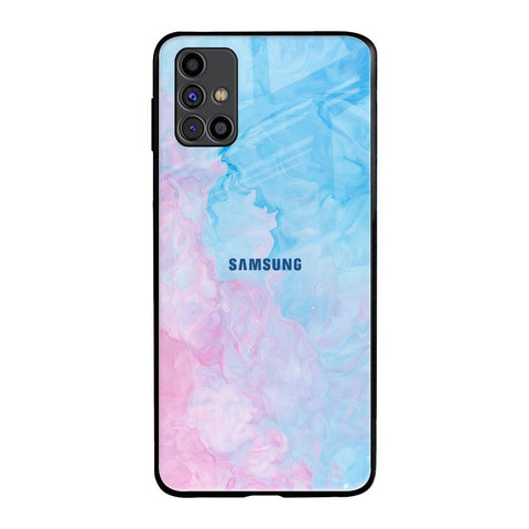 Mixed Watercolor Samsung Galaxy M31s Glass Back Cover Online