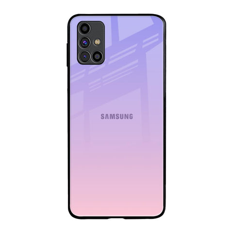 Lavender Gradient Samsung Galaxy M31s Glass Back Cover Online