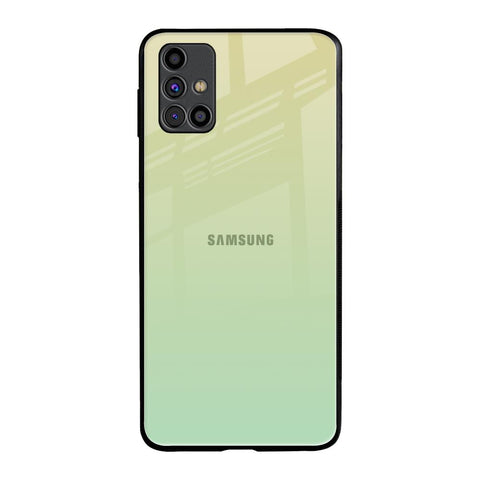 Mint Green Gradient Samsung Galaxy M31s Glass Back Cover Online