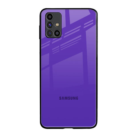 Amethyst Purple Samsung Galaxy M31s Glass Back Cover Online