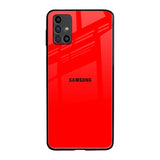 Blood Red Samsung Galaxy M31s Glass Back Cover Online