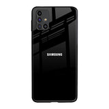 Jet Black Samsung Galaxy M31s Glass Back Cover Online