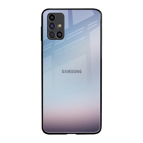 Light Sky Texture Samsung Galaxy M31s Glass Back Cover Online