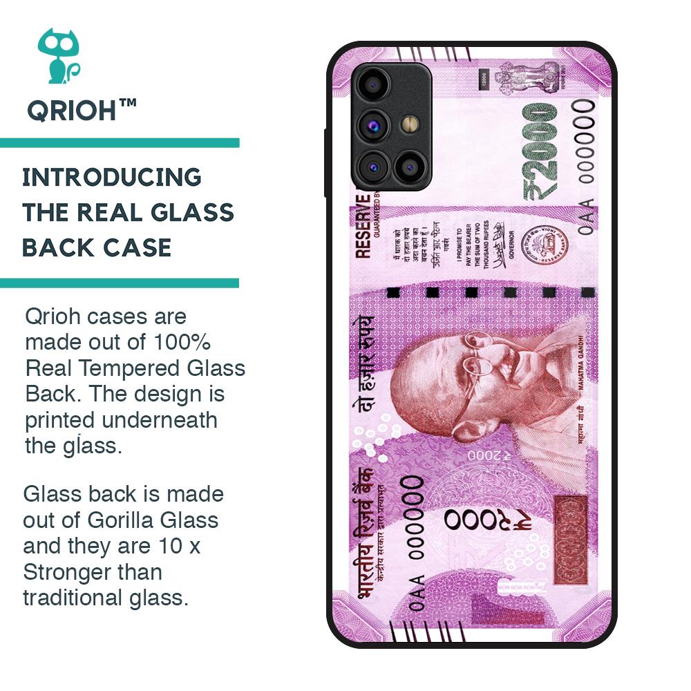 Stock Out Currency Glass Case for Samsung Galaxy M31s
