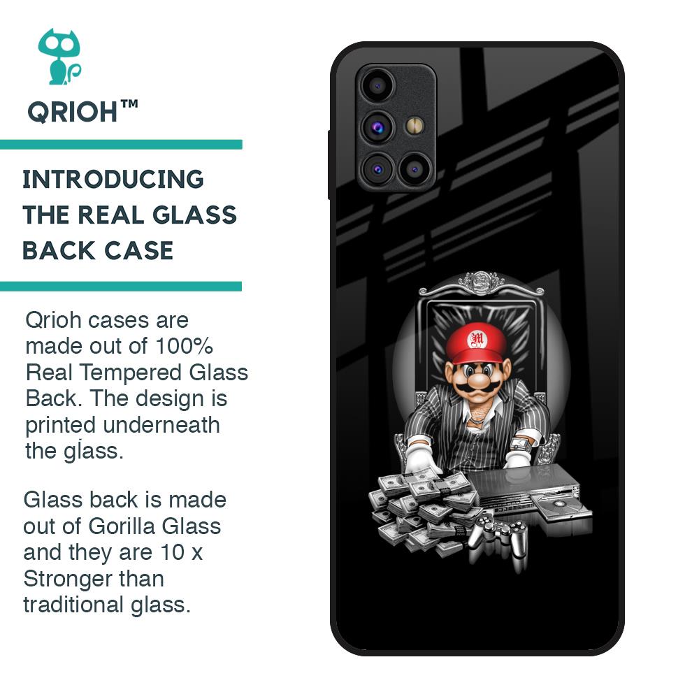 Dark Secret Glass Case for Samsung Galaxy M31s