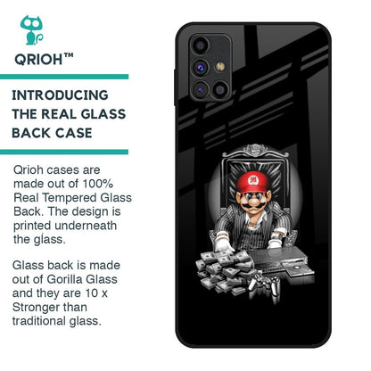 Dark Secret Glass Case for Samsung Galaxy M31s