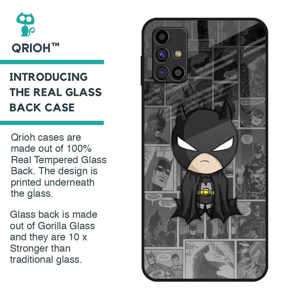 Cartoon Art Glass Case for Samsung Galaxy M31s