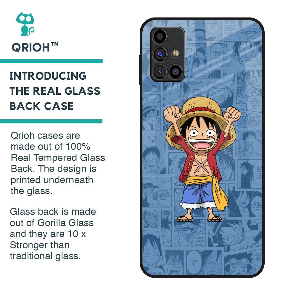 Chubby Anime Glass Case for Samsung Galaxy M31s