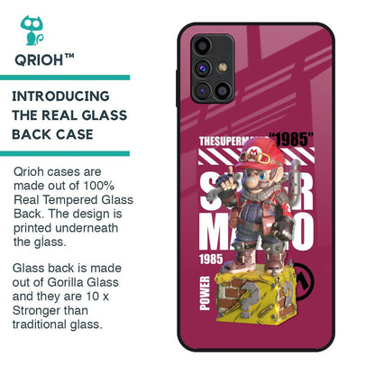 Gangster Hero Glass Case for Samsung Galaxy M31s