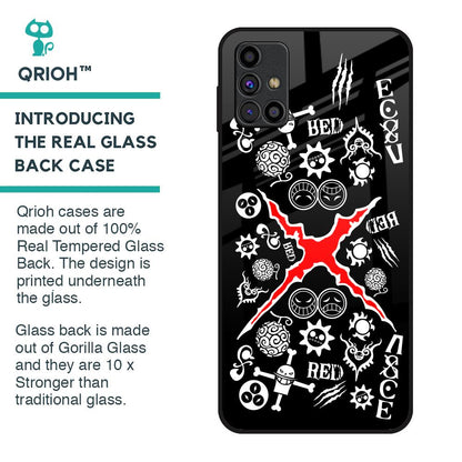 Red Zone Glass Case for Samsung Galaxy M31s