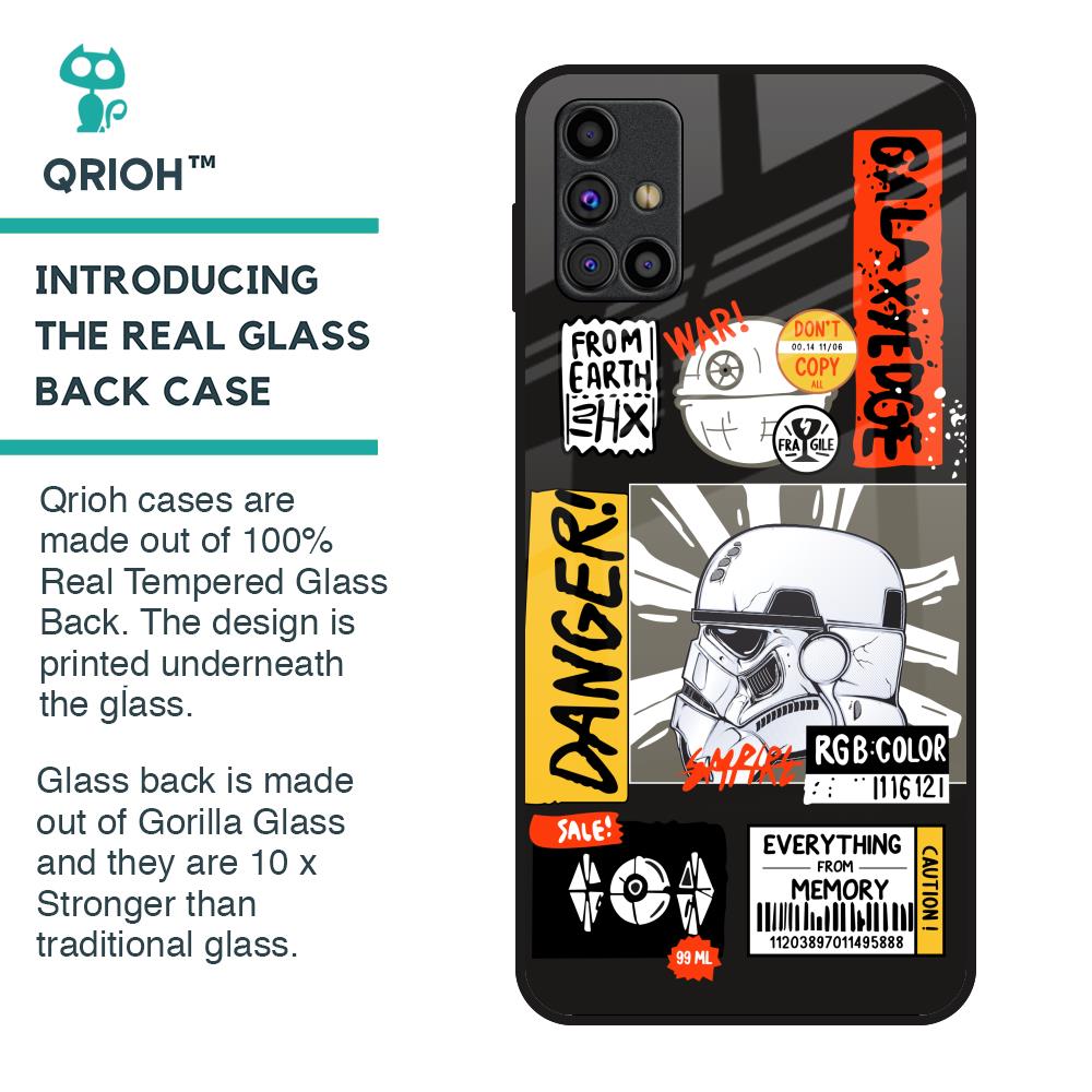 Galaxy Edge Glass Case for Samsung Galaxy M31s