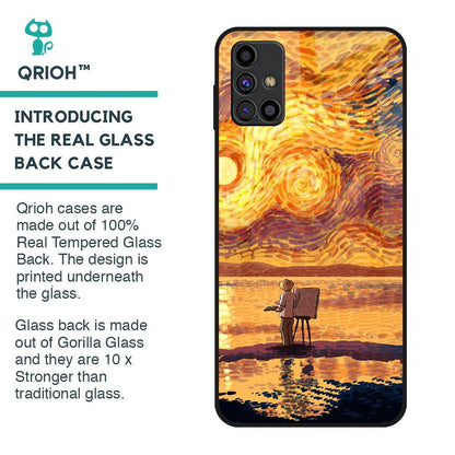 Sunset Vincent Glass Case for Samsung Galaxy M31s