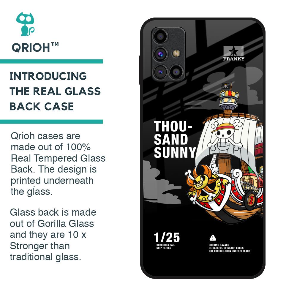 Thousand Sunny Glass Case for Samsung Galaxy M31s