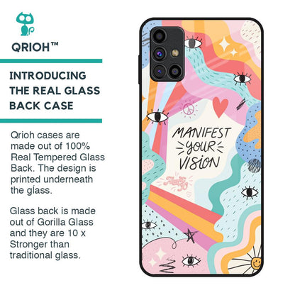 Vision Manifest Glass Case for Samsung Galaxy M31s