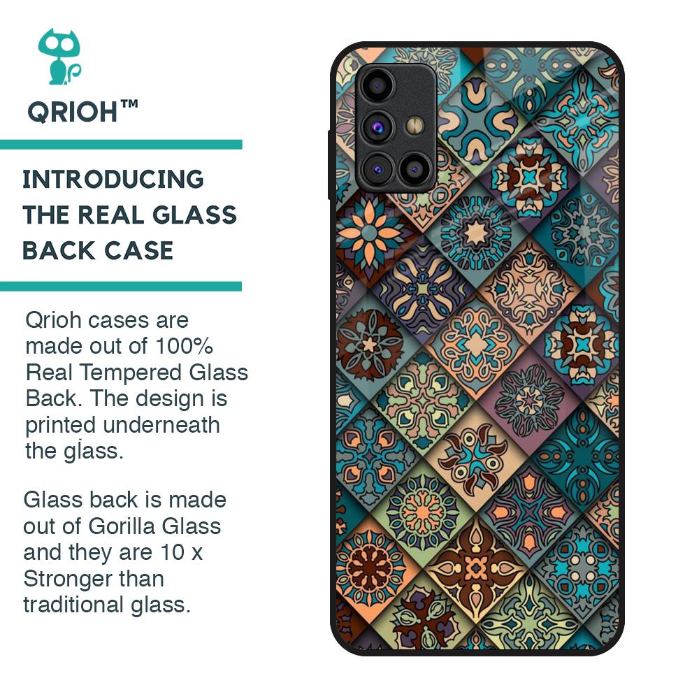 Retro Art Glass Case for Samsung Galaxy M31s