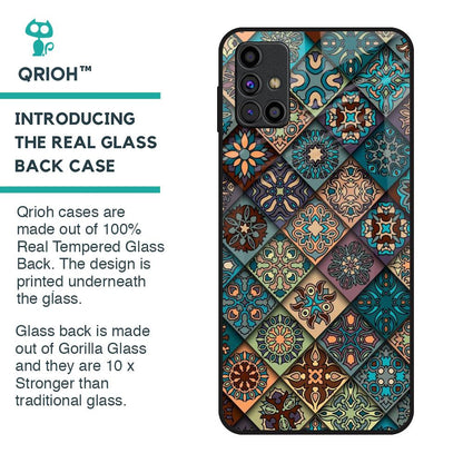 Retro Art Glass Case for Samsung Galaxy M31s