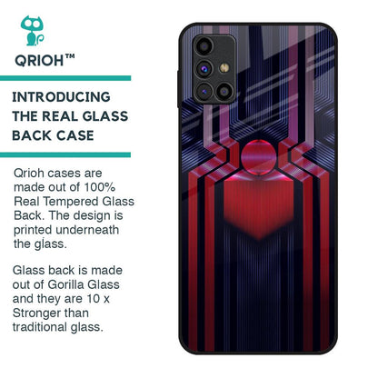 Super Art Logo Glass Case For Samsung Galaxy M31s