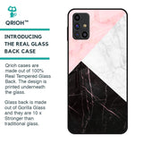 Marble Collage Art Glass Case For Samsung Galaxy M31s