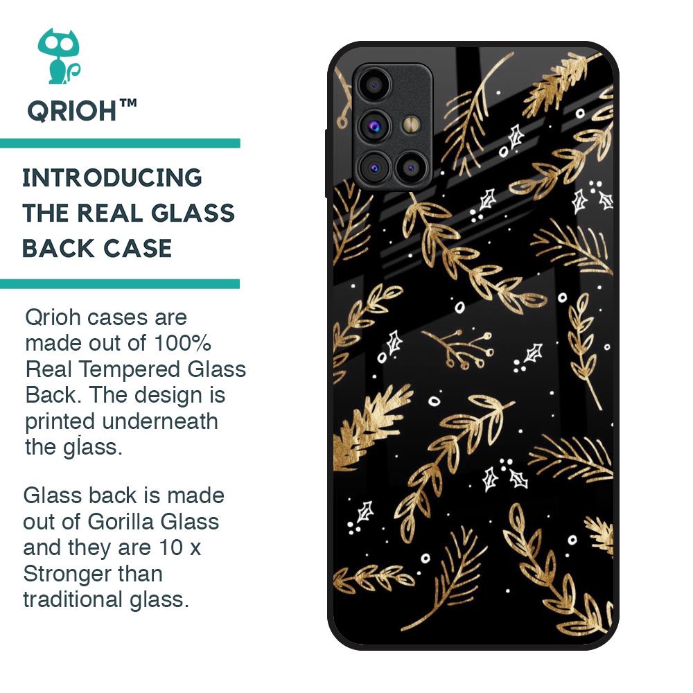 Autumn Leaves Glass Case for Samsung Galaxy M31s