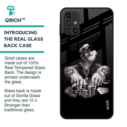 Gambling Problem Glass Case For Samsung Galaxy M31s
