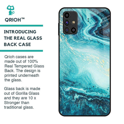 Sea Water Glass Case for Samsung Galaxy M31s