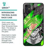 Anime Green Splash Glass Case for Samsung Galaxy M31s