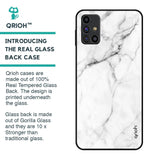 Modern White Marble Glass Case for Samsung Galaxy M31s