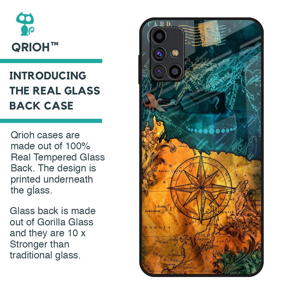 Architecture Map Glass Case for Samsung Galaxy M31s