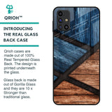 Wooden Tiles Glass Case for Samsung Galaxy M31s