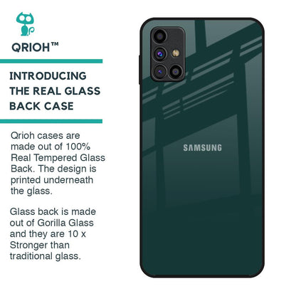 Olive Glass Case for Samsung Galaxy M31s