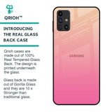 Pastel Pink Gradient Glass Case For Samsung Galaxy M31s