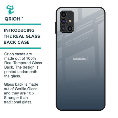 Dynamic Black Range Glass Case for Samsung Galaxy M31s