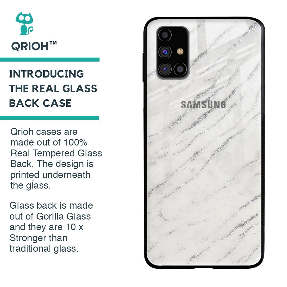 Polar Frost Glass Case for Samsung Galaxy M31s