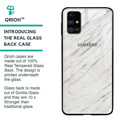 Polar Frost Glass Case for Samsung Galaxy M31s
