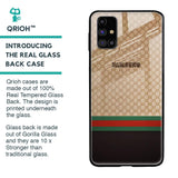 High End Fashion Glass case for Samsung Galaxy M31s