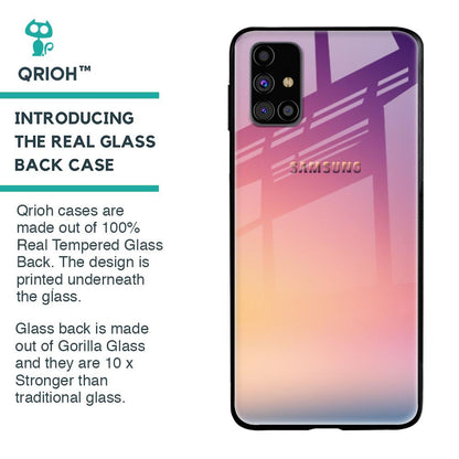 Lavender Purple Glass case for Samsung Galaxy M31s