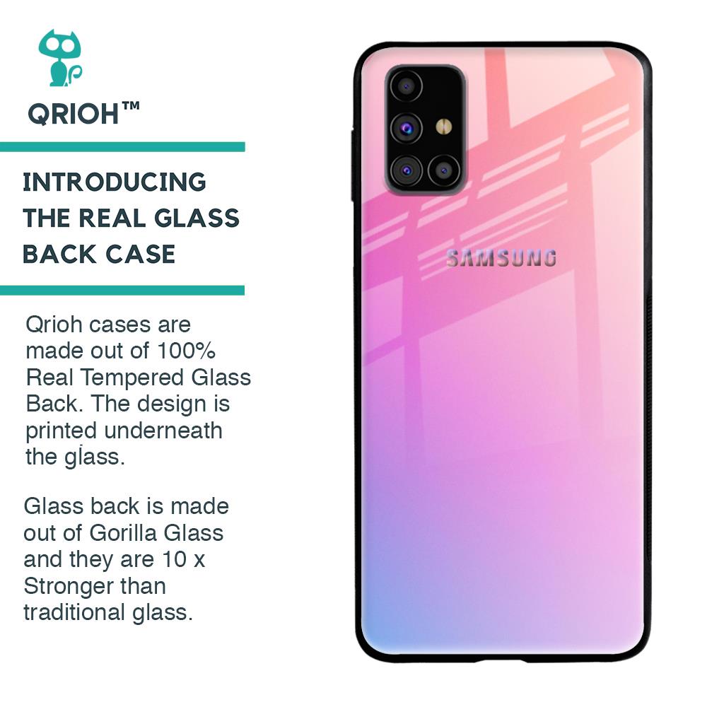 Dusky Iris Glass case for Samsung Galaxy M31s