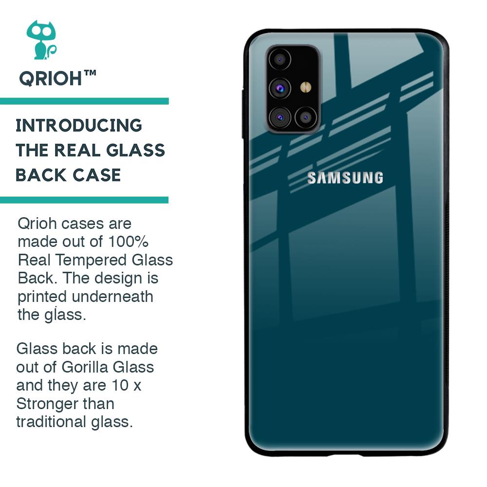 Emerald Glass Case for Samsung Galaxy M31s