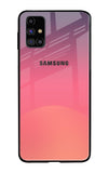 Sunset Orange Samsung Galaxy M31s Glass Cases & Covers Online