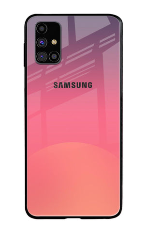 Sunset Orange Samsung Galaxy M31s Glass Cases & Covers Online