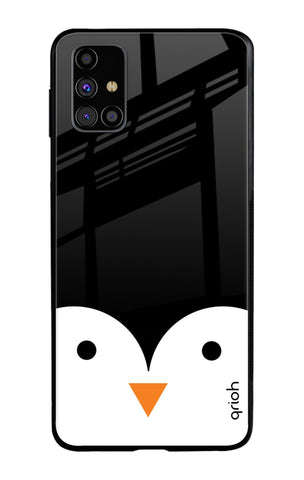 Cute Penguin Samsung Galaxy M31s Glass Cases & Covers Online