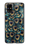 Peacock Feathers Samsung Galaxy M31s Glass Cases & Covers Online