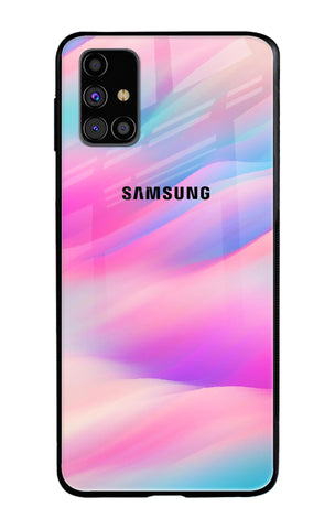 Colorful Waves Samsung Galaxy M31s Glass Cases & Covers Online